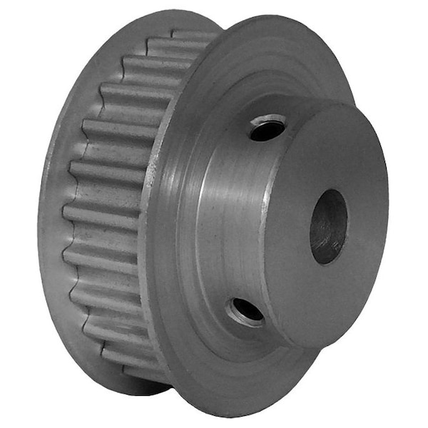 26-5M09M6FA8, Timing Pulley, Aluminum, Clear Anodized,